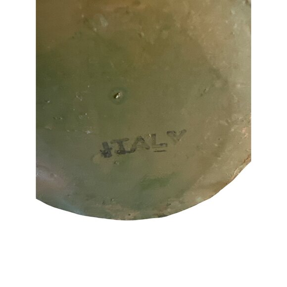 Vintage 80 Nativity Wise Man Carrying Lantern & Gold 10" Chalkware Made in Italy - Picture 5 of 5